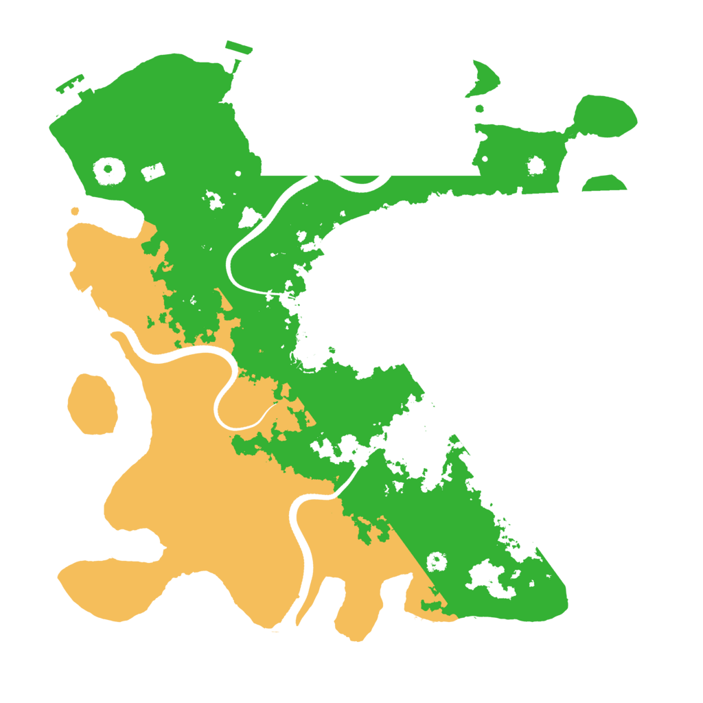 Biome Rust Map: Procedural Map, Size: 3500, Seed: 1625053230