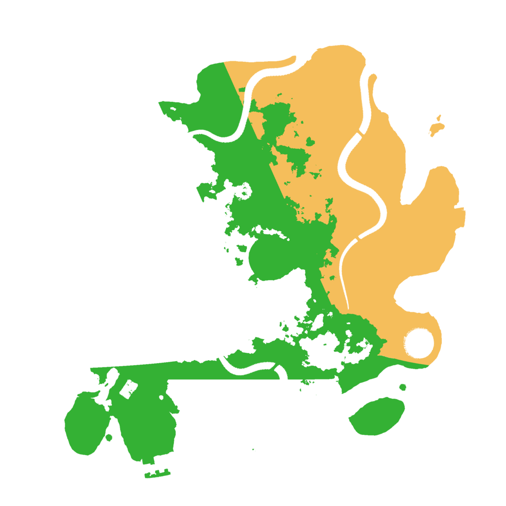 Biome Rust Map: Procedural Map, Size: 3000, Seed: 905799750