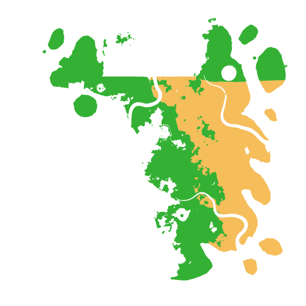 Biome Rust Map: Procedural Map, Size: 3700, Seed: 1158317782