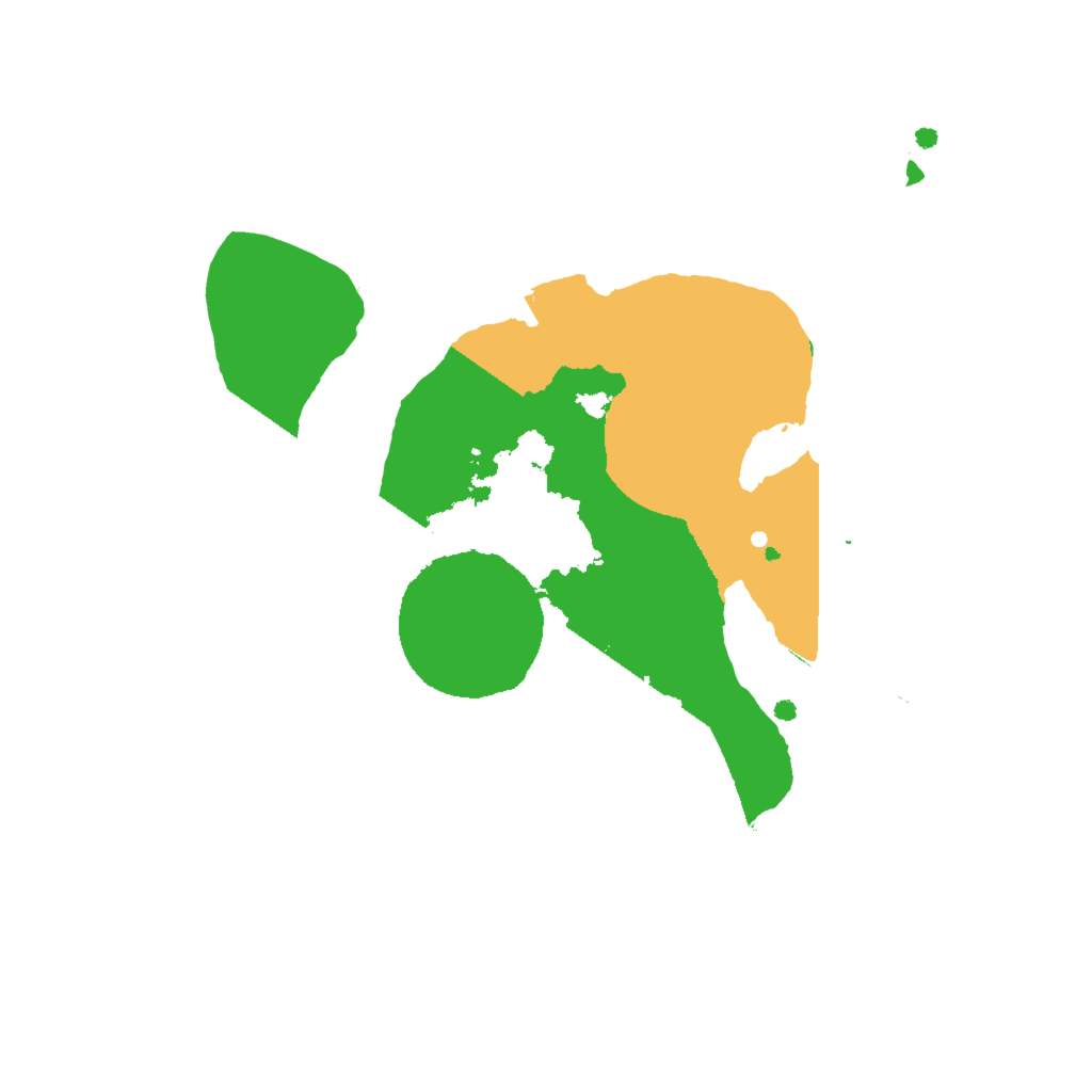 Biome Rust Map: Procedural Map, Size: 2000, Seed: 2147242192