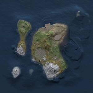 Thumbnail Rust Map: Procedural Map, Size: 2000, Seed: 2147242192, 4 Monuments