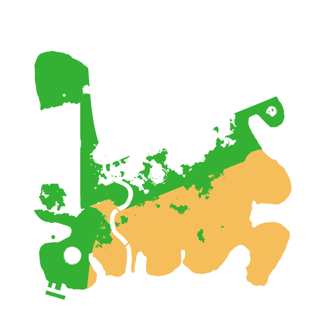 Biome Rust Map: Procedural Map, Size: 3250, Seed: 1077218371
