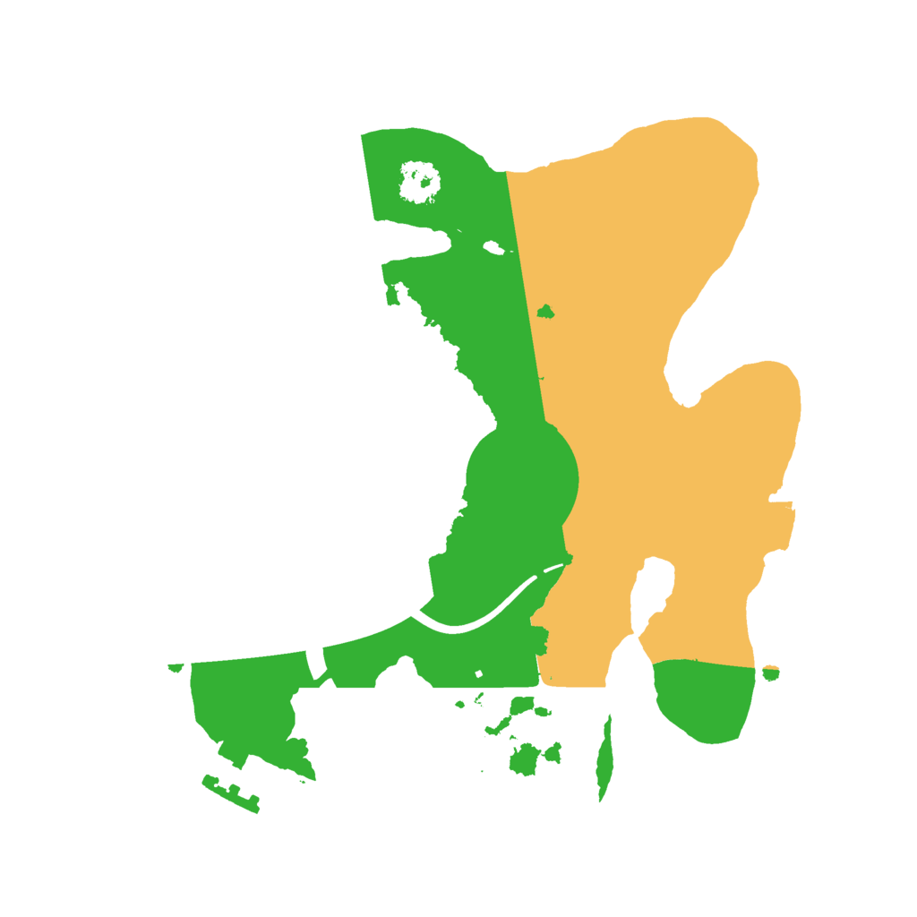 Biome Rust Map: Procedural Map, Size: 2200, Seed: 1162450043