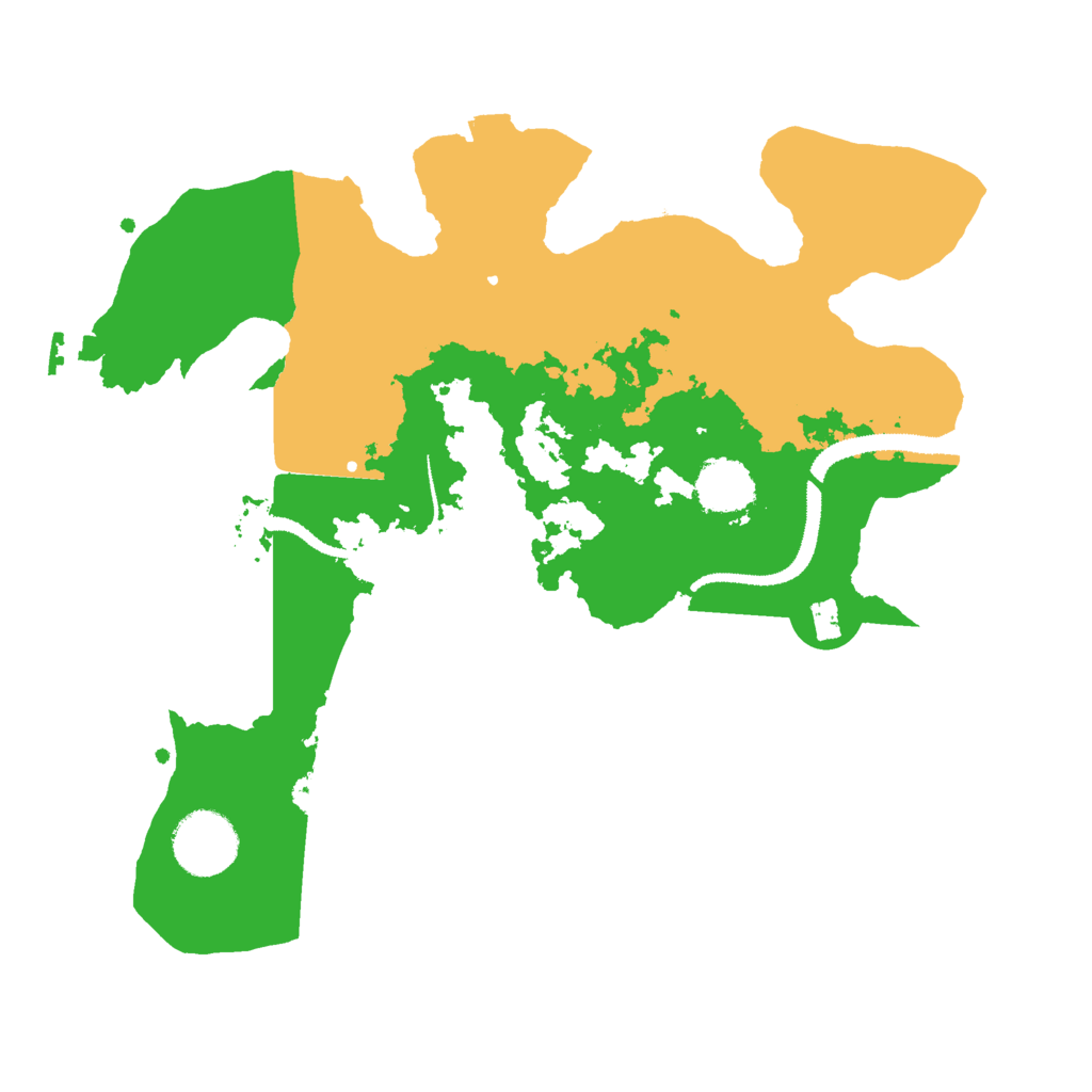 Biome Rust Map: Procedural Map, Size: 3000, Seed: 2102869420