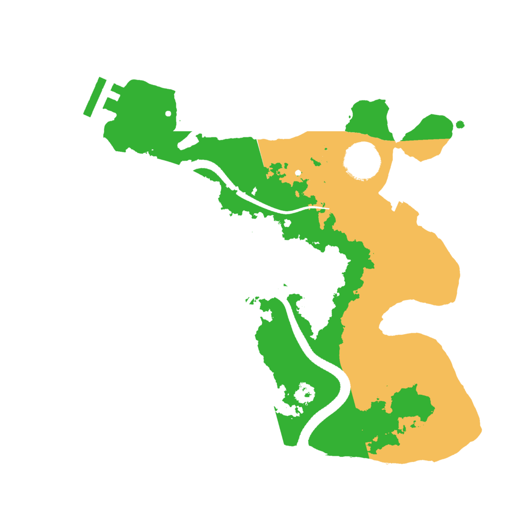 Biome Rust Map: Procedural Map, Size: 2600, Seed: 1158317782