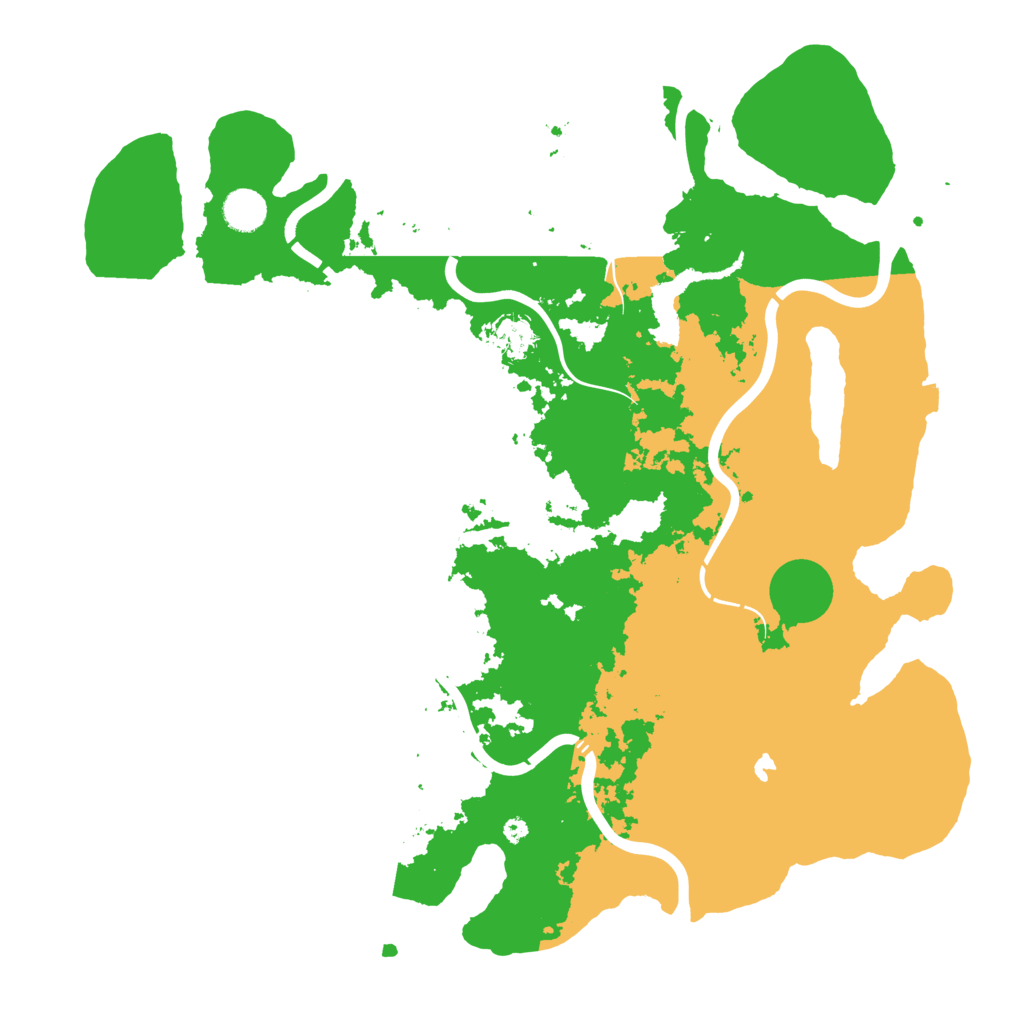 Biome Rust Map: Procedural Map, Size: 4250, Seed: 1395180985