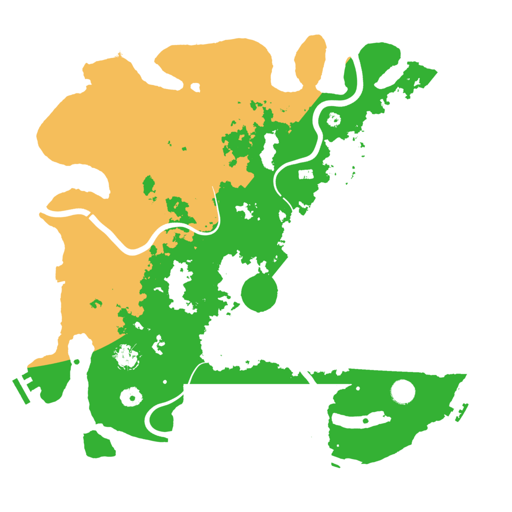 Biome Rust Map: Procedural Map, Size: 3750, Seed: 1775923853