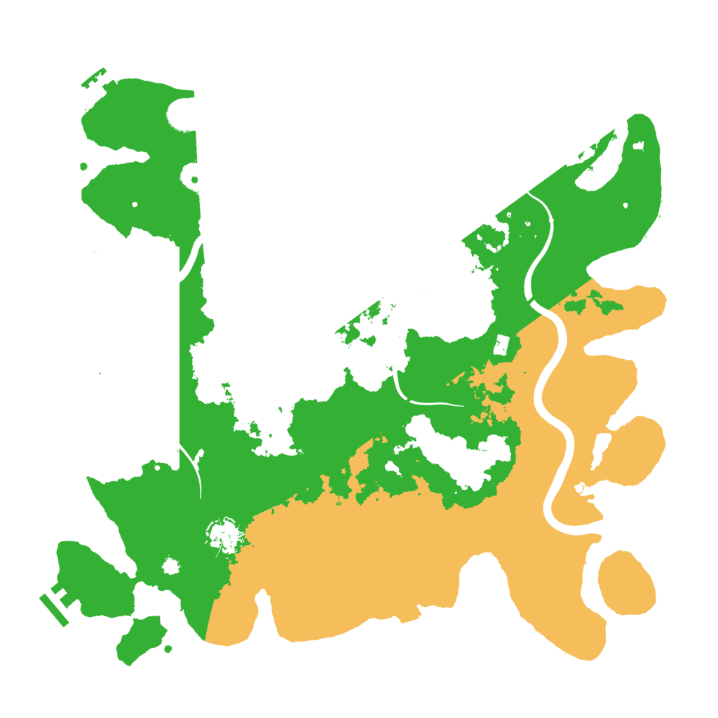Biome Rust Map: Procedural Map, Size: 3800, Seed: 1839210930