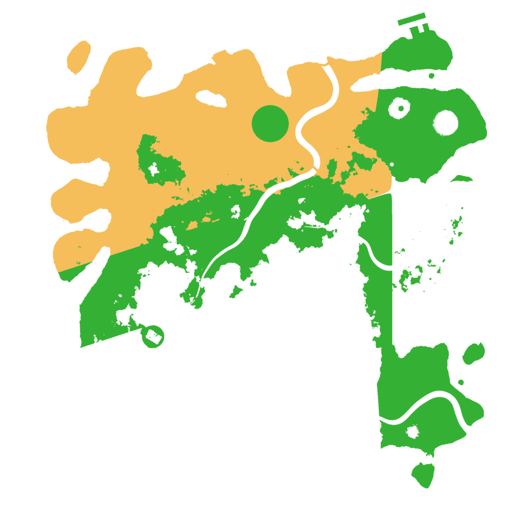 Biome Rust Map: Procedural Map, Size: 3750, Seed: 1775932341