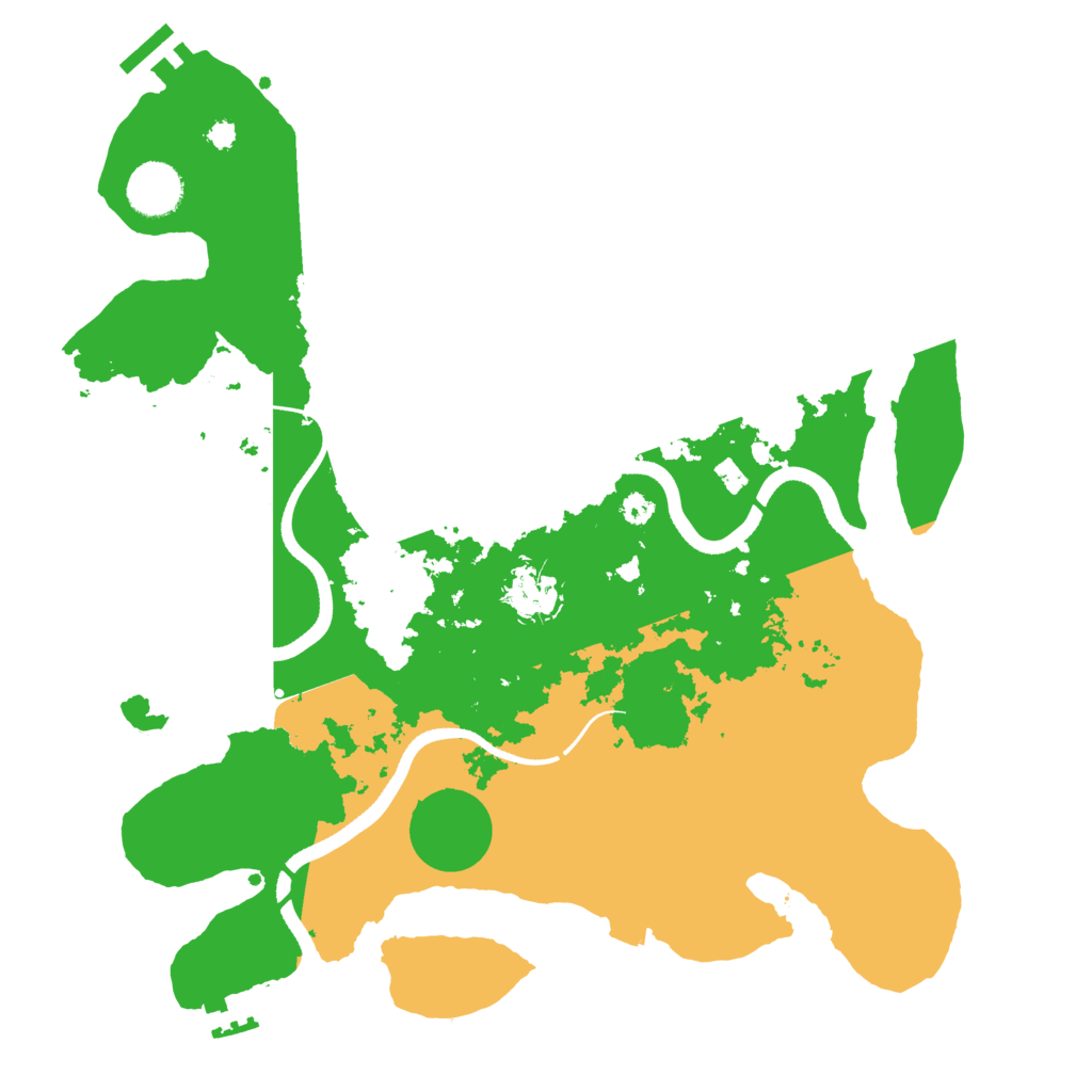 Biome Rust Map: Procedural Map, Size: 3500, Seed: 376003943