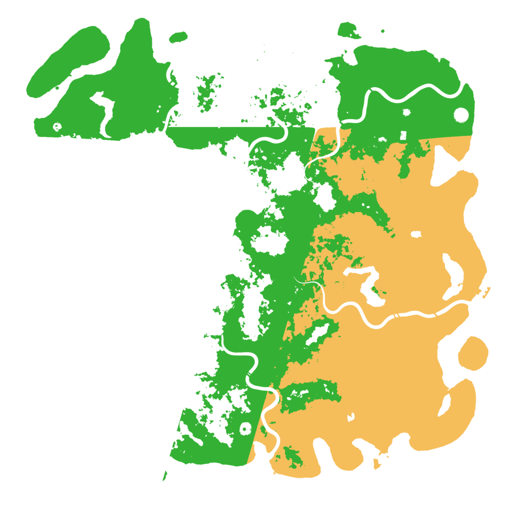 Biome Rust Map: Procedural Map, Size: 6000, Seed: 1585718340