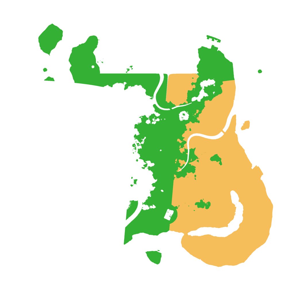 Biome Rust Map: Procedural Map, Size: 3000, Seed: 65183