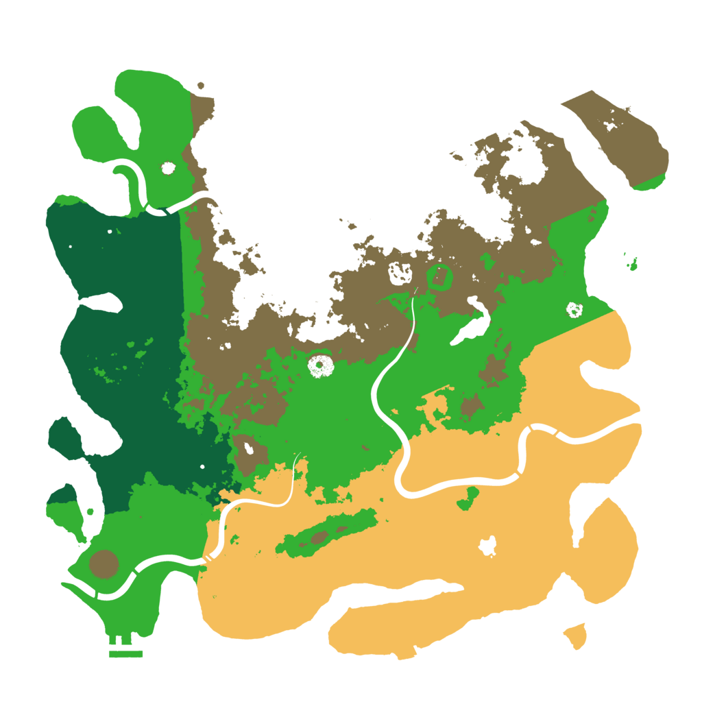 Biome Rust Map: Procedural Map, Size: 4250, Seed: 2019793079