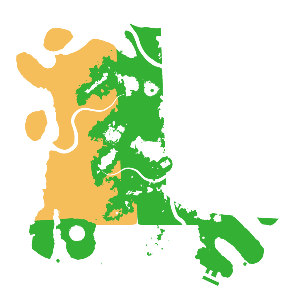 Biome Rust Map: Procedural Map, Size: 3500, Seed: 1579037443