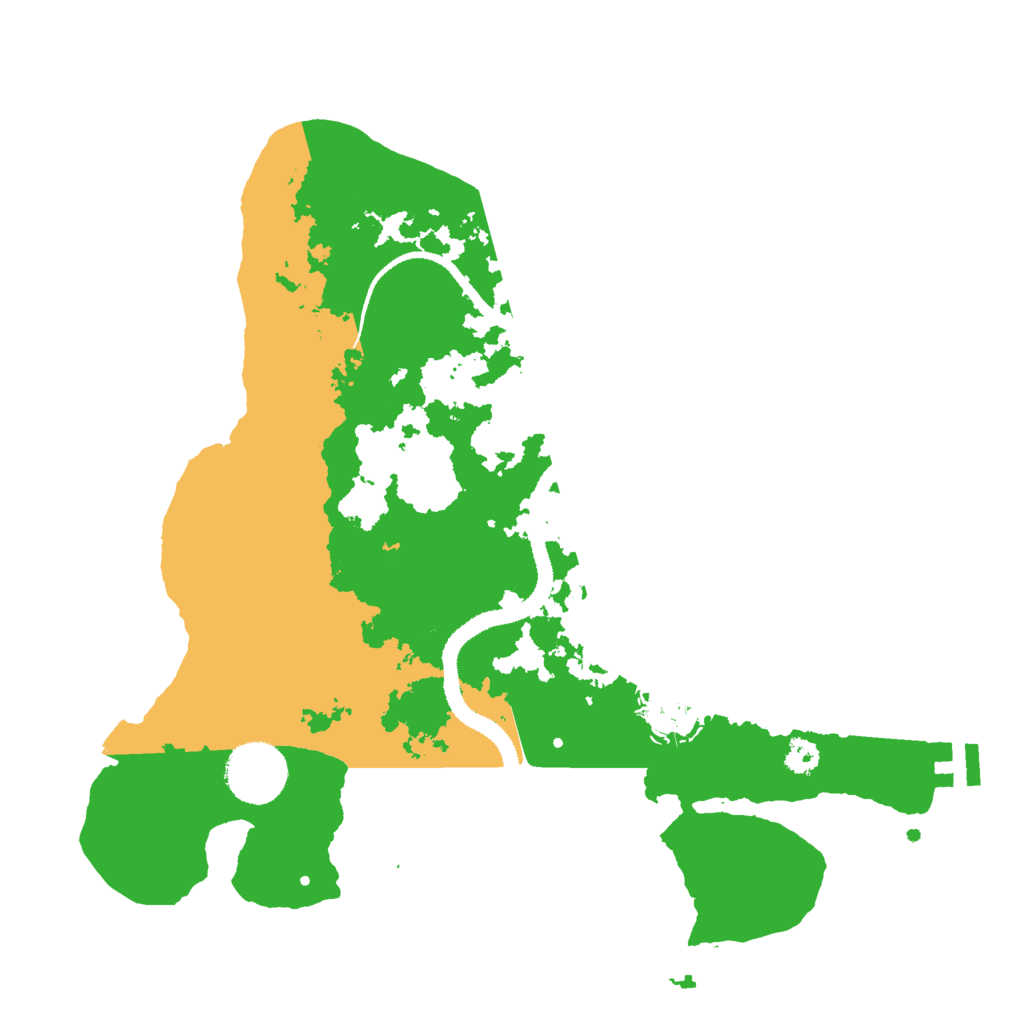 Biome Rust Map: Procedural Map, Size: 3000, Seed: 379526