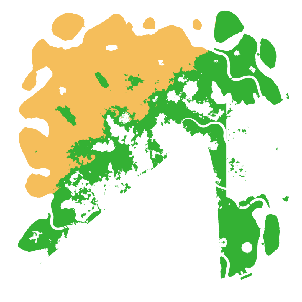Biome Rust Map: Procedural Map, Size: 5000, Seed: 82604500