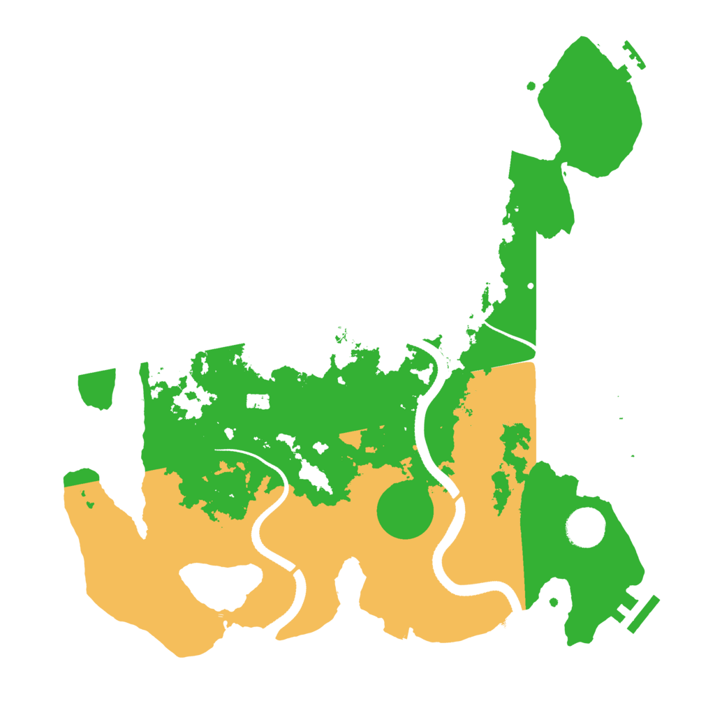 Biome Rust Map: Procedural Map, Size: 3330, Seed: 827856