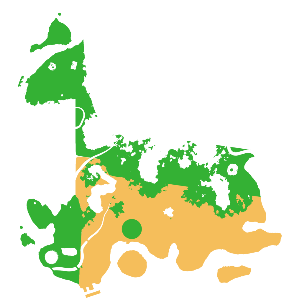 Biome Rust Map: Procedural Map, Size: 4000, Seed: 1189906285