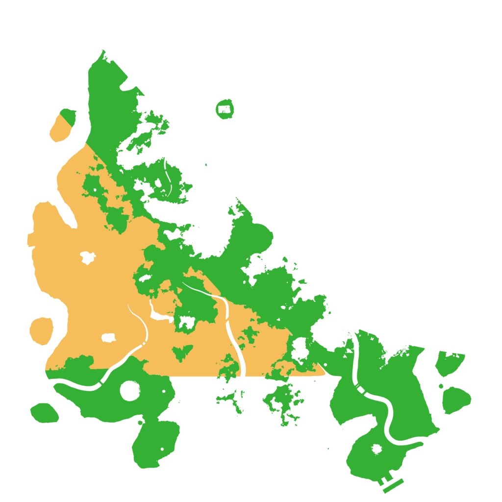Biome Rust Map: Procedural Map, Size: 4500, Seed: 1352276967