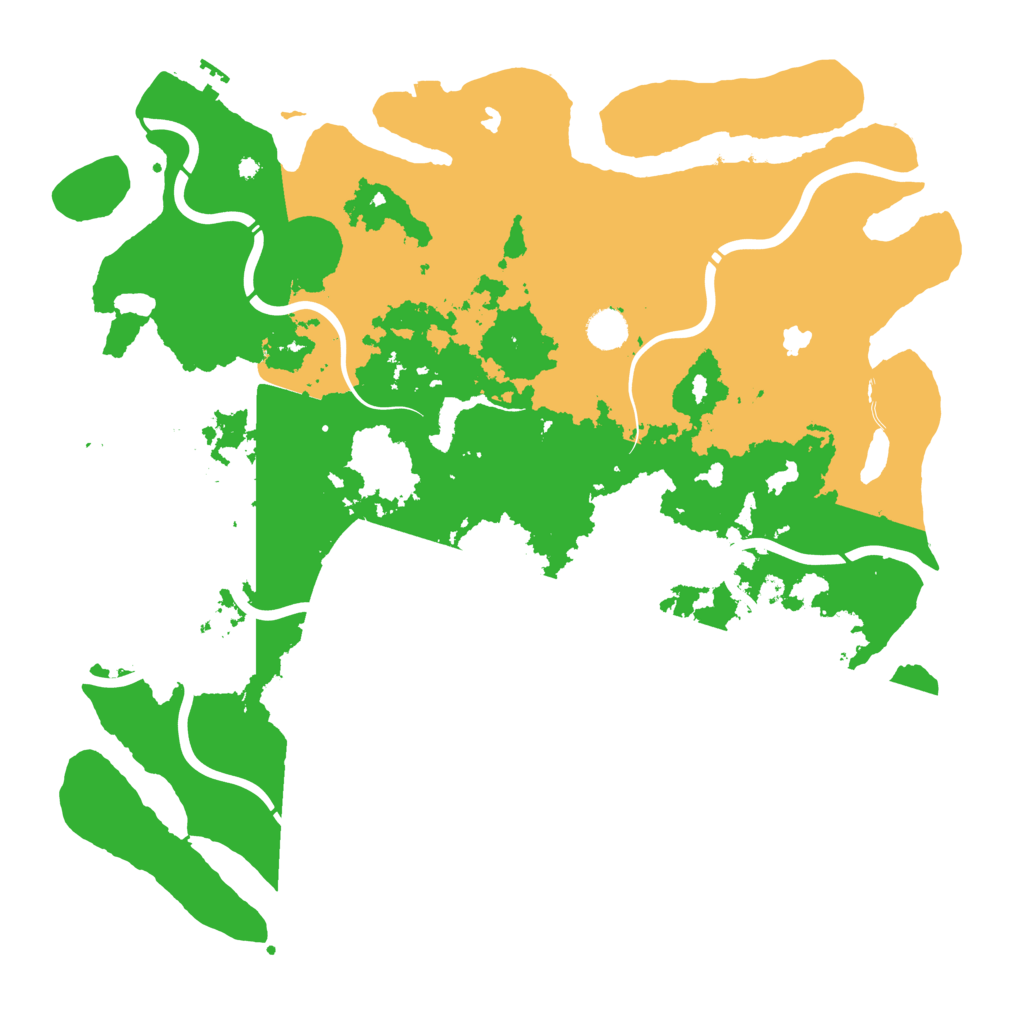 Biome Rust Map: Procedural Map, Size: 4500, Seed: 886546