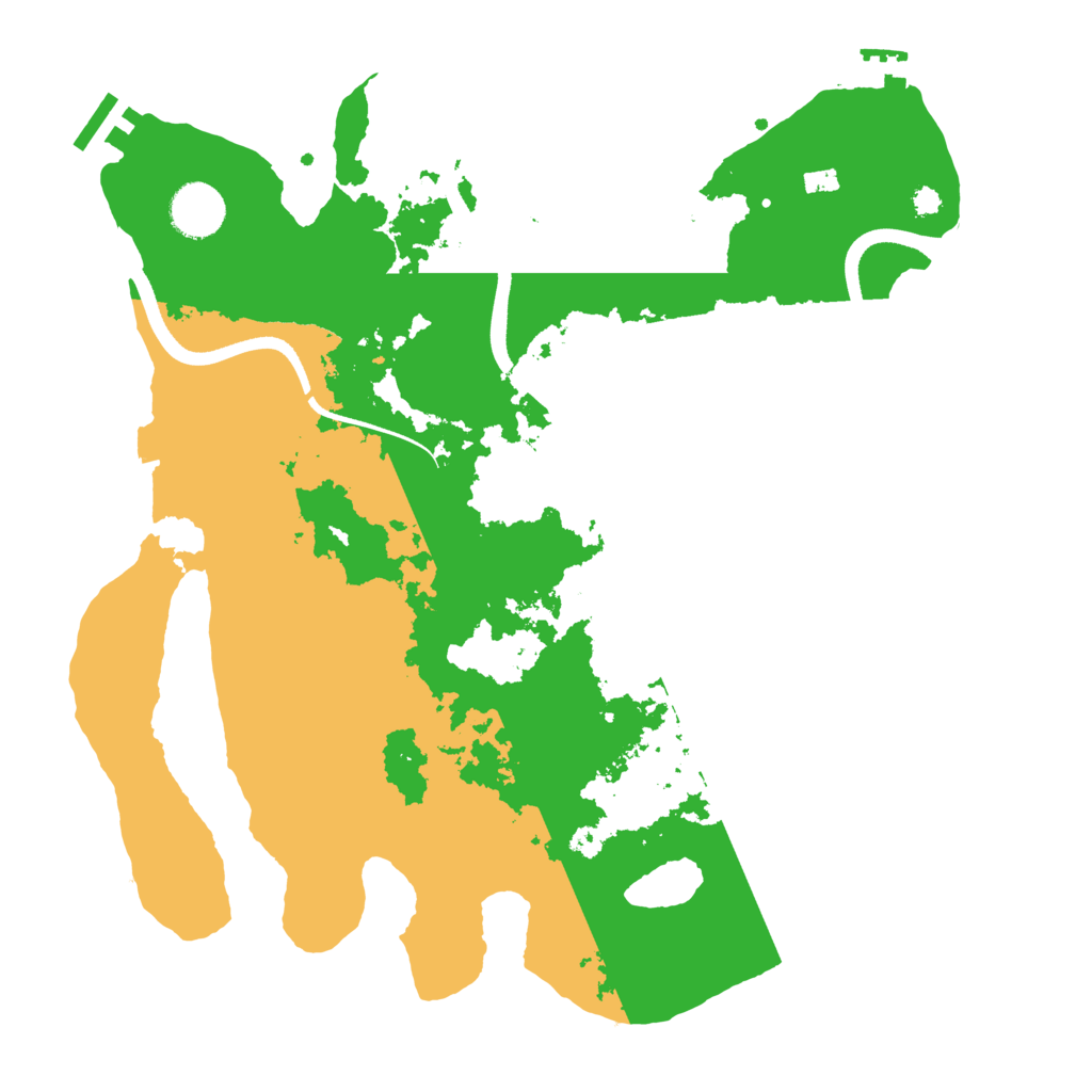 Biome Rust Map: Procedural Map, Size: 3500, Seed: 1600199865