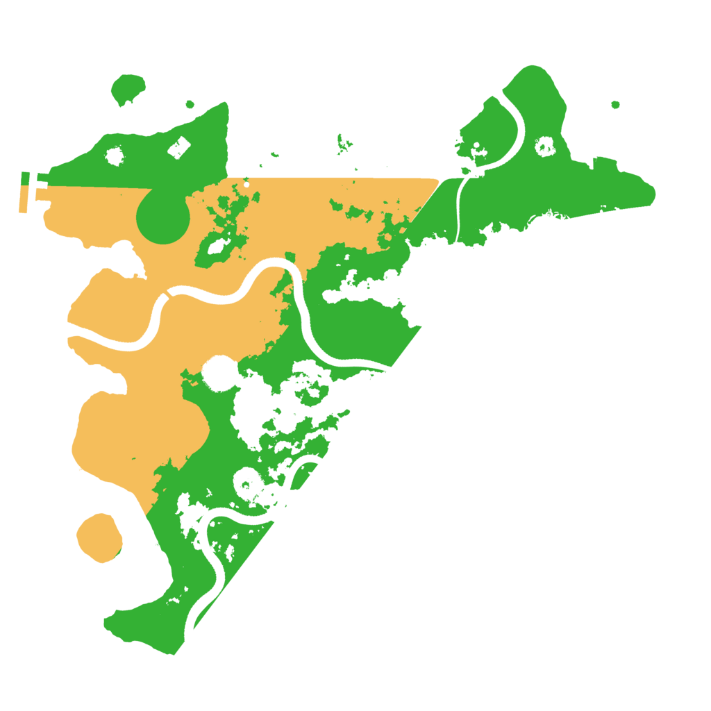 Biome Rust Map: Procedural Map, Size: 3500, Seed: 686439826