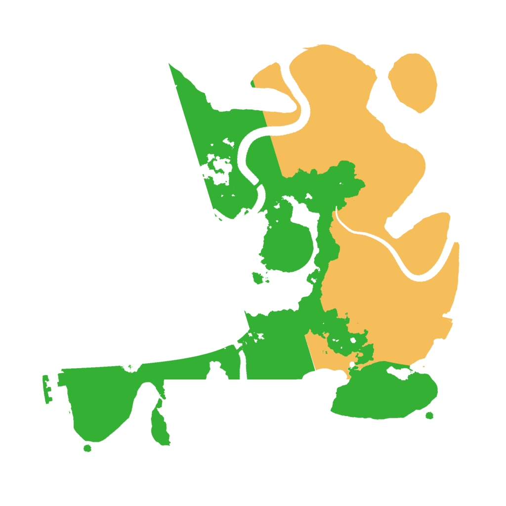 Biome Rust Map: Procedural Map, Size: 2700, Seed: 666508030