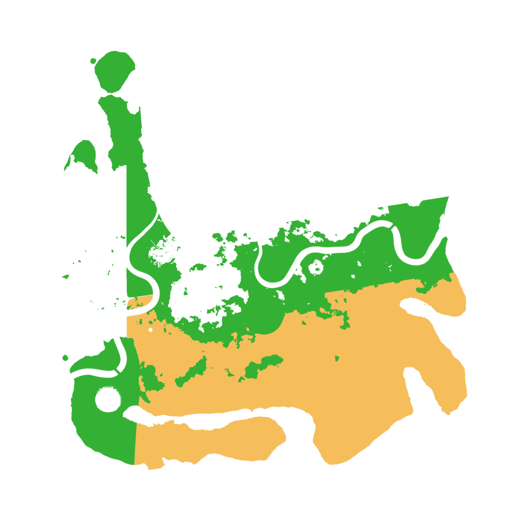 Biome Rust Map: Procedural Map, Size: 3500, Seed: 1114922755