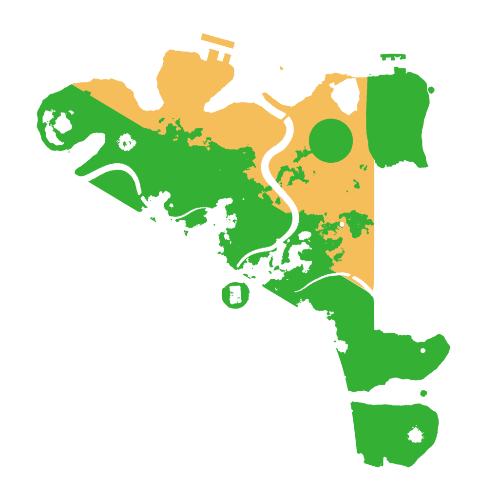 Biome Rust Map: Procedural Map, Size: 3000, Seed: 1774424172