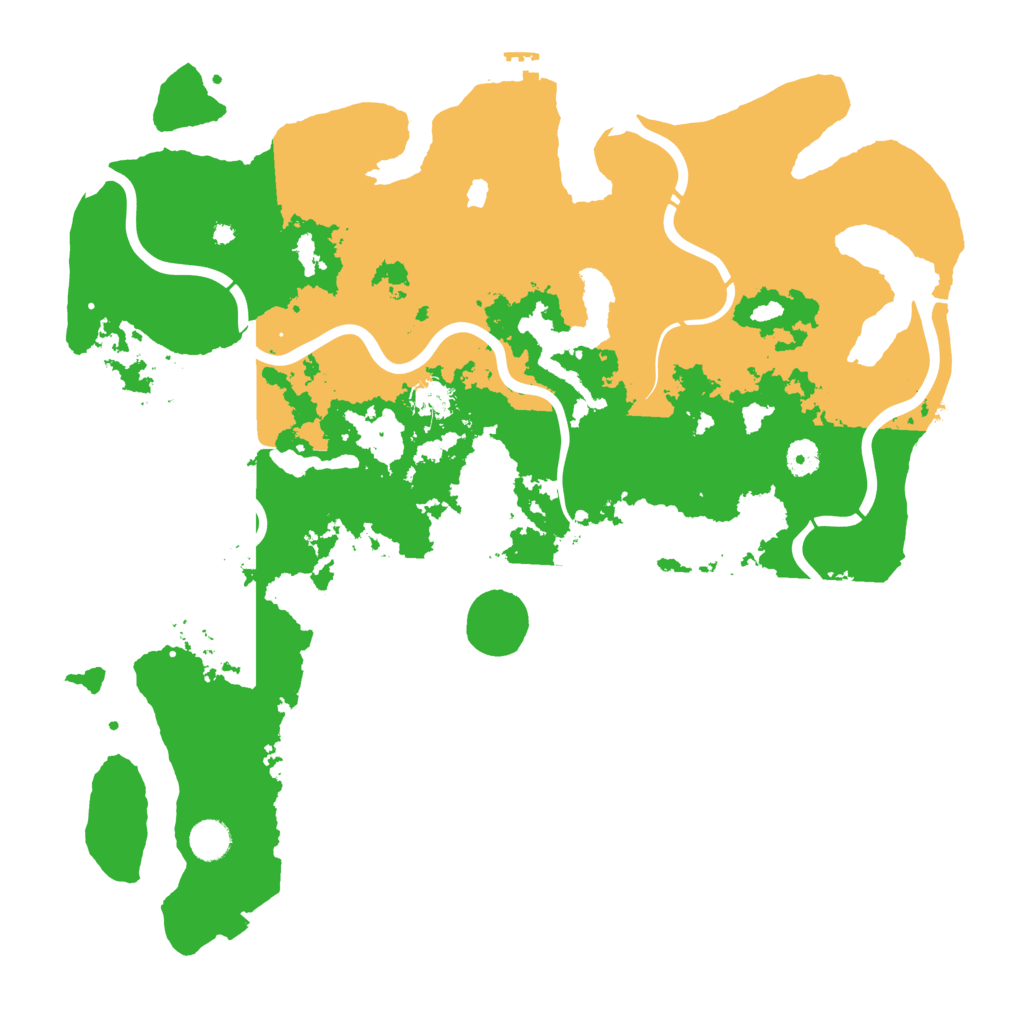 Biome Rust Map: Procedural Map, Size: 4400, Seed: 125451127