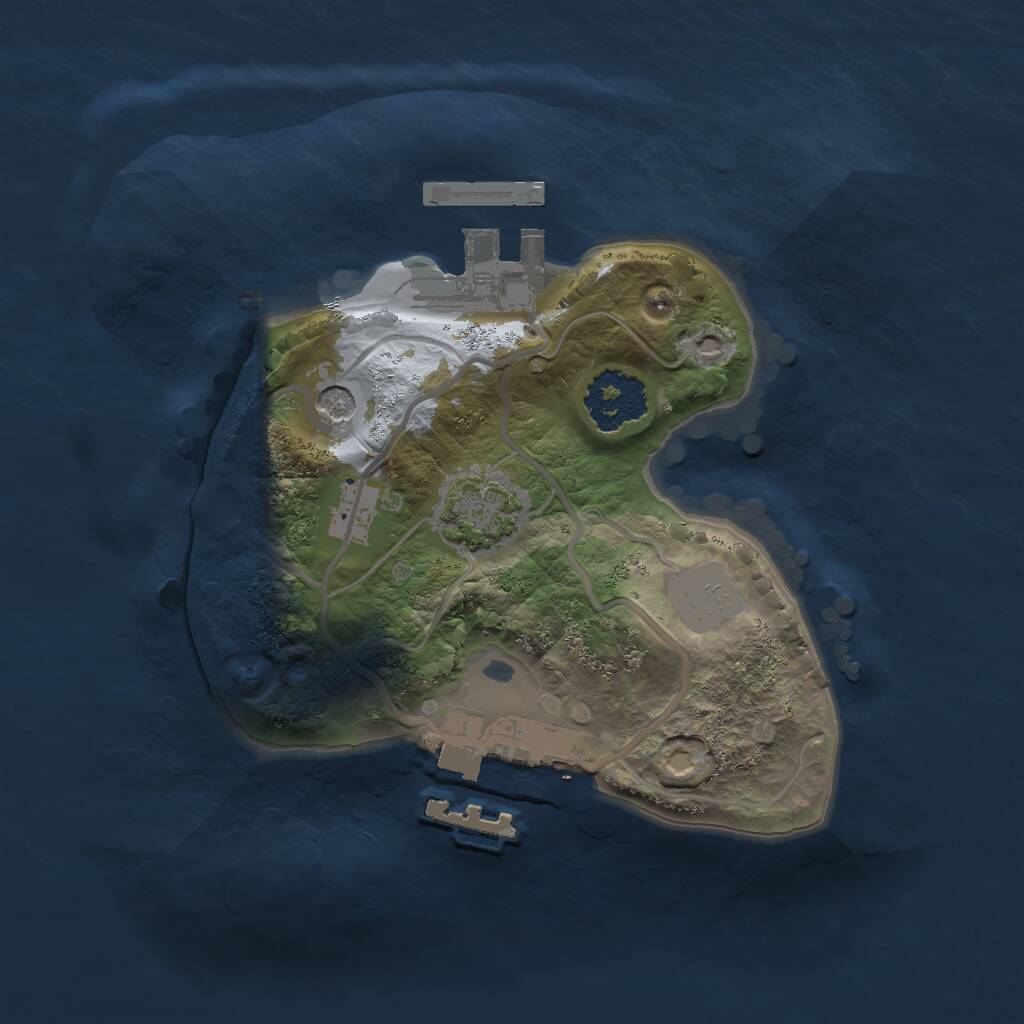 Rust Map: Procedural Map, Size: 1700, Seed: 1668368939, 5 Monuments