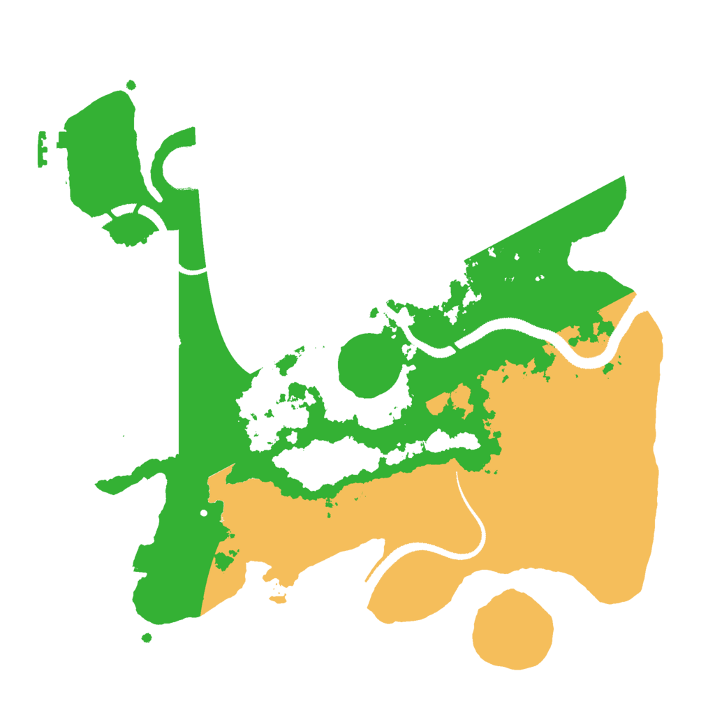 Biome Rust Map: Procedural Map, Size: 3000, Seed: 363971514