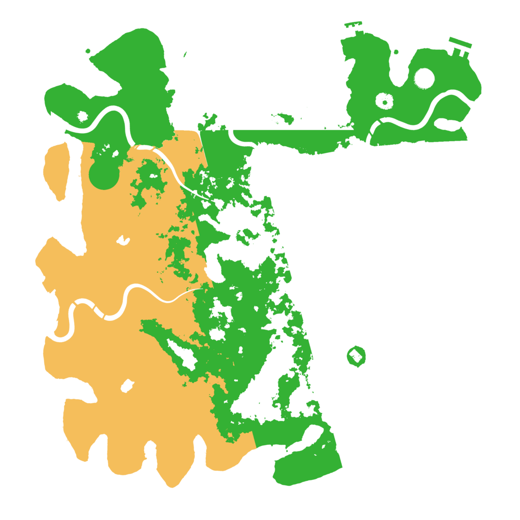 Biome Rust Map: Procedural Map, Size: 4500, Seed: 1543625