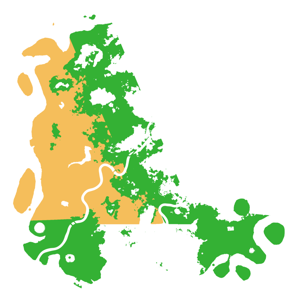Biome Rust Map: Procedural Map, Size: 5000, Seed: 1145471416