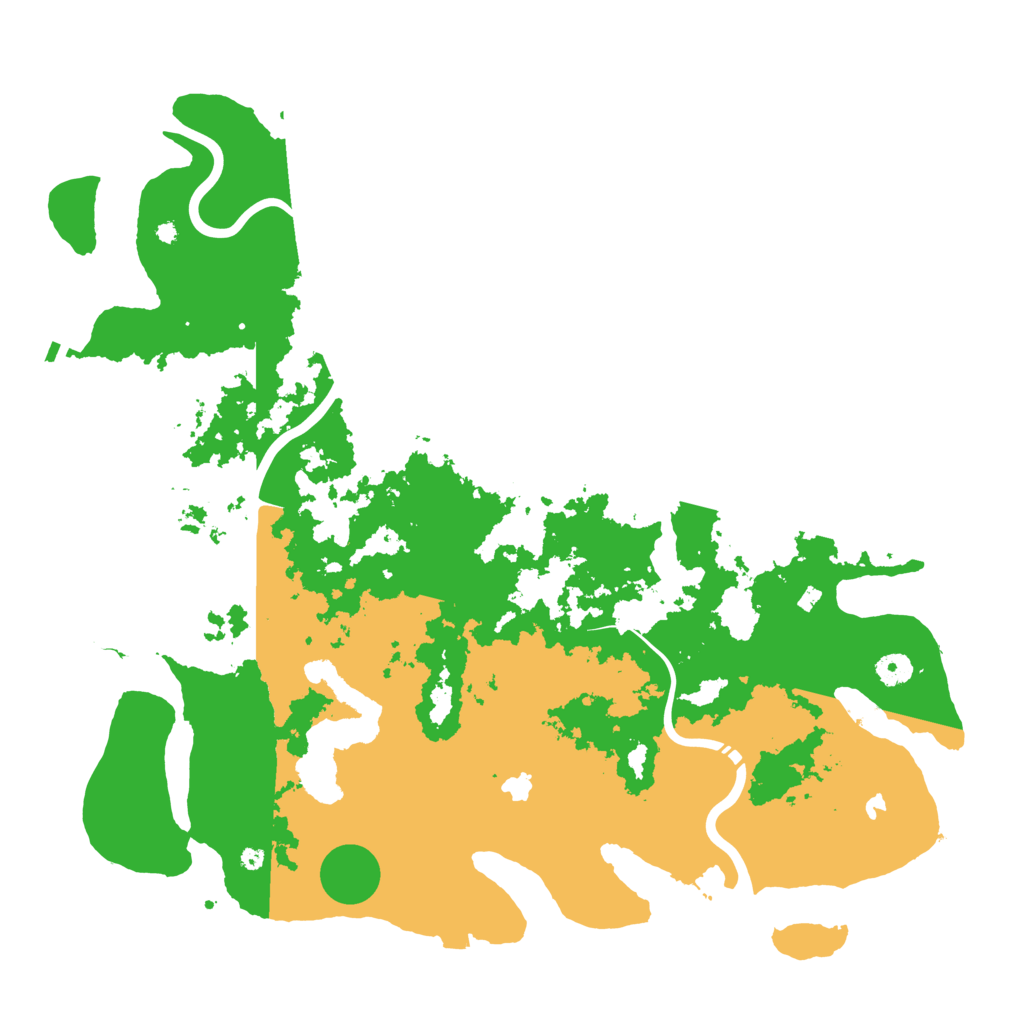 Biome Rust Map: Procedural Map, Size: 4500, Seed: 379976150