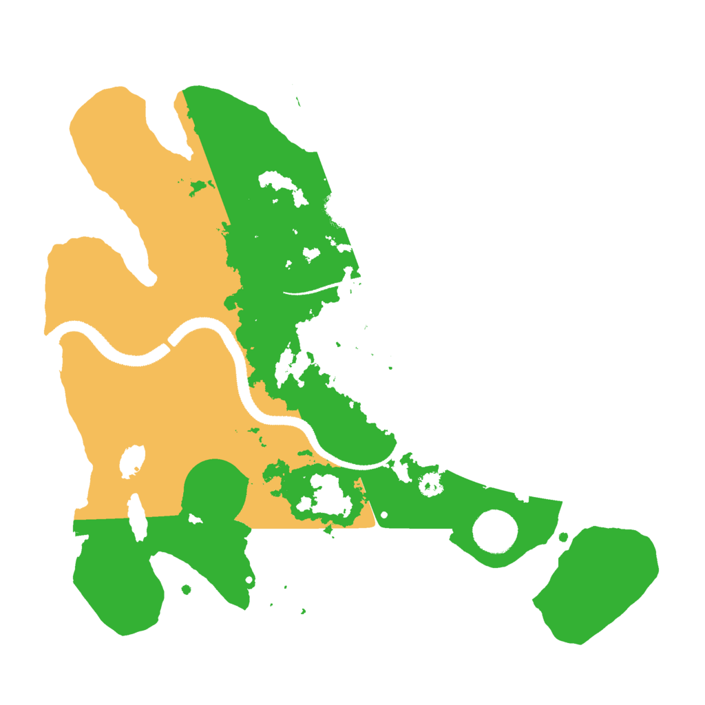 Biome Rust Map: Procedural Map, Size: 3000, Seed: 951