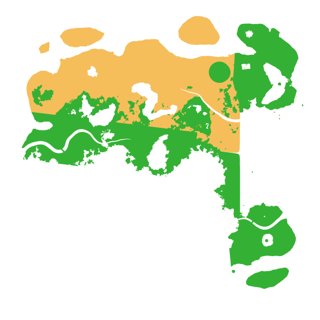 Biome Rust Map: Procedural Map, Size: 4000, Seed: 25423