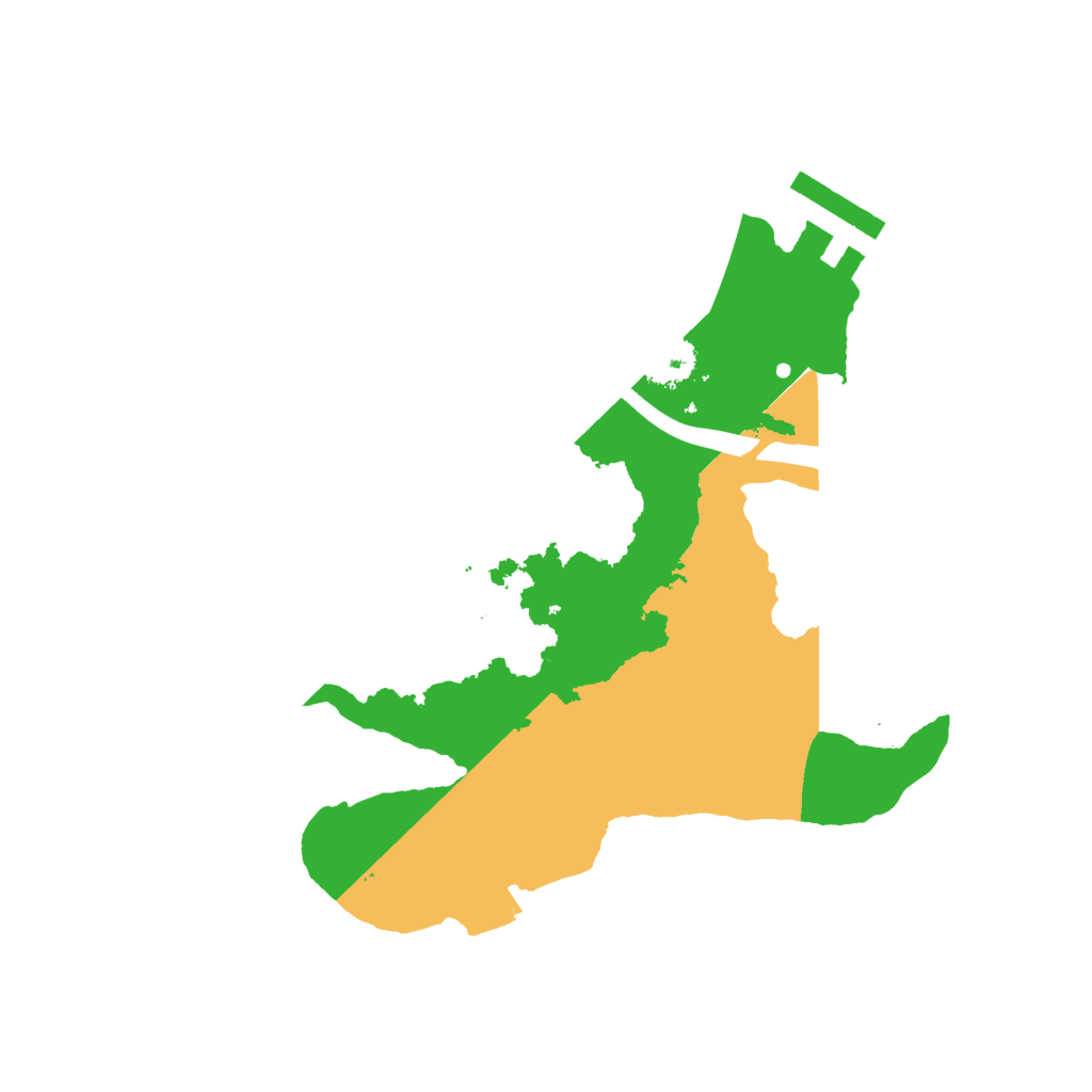 Biome Rust Map: Procedural Map, Size: 2200, Seed: 1349225567