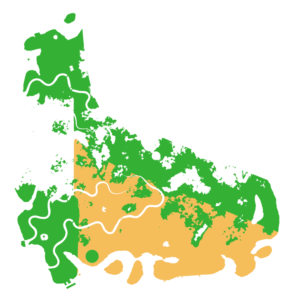 Biome Rust Map: Procedural Map, Size: 6000, Seed: 2904