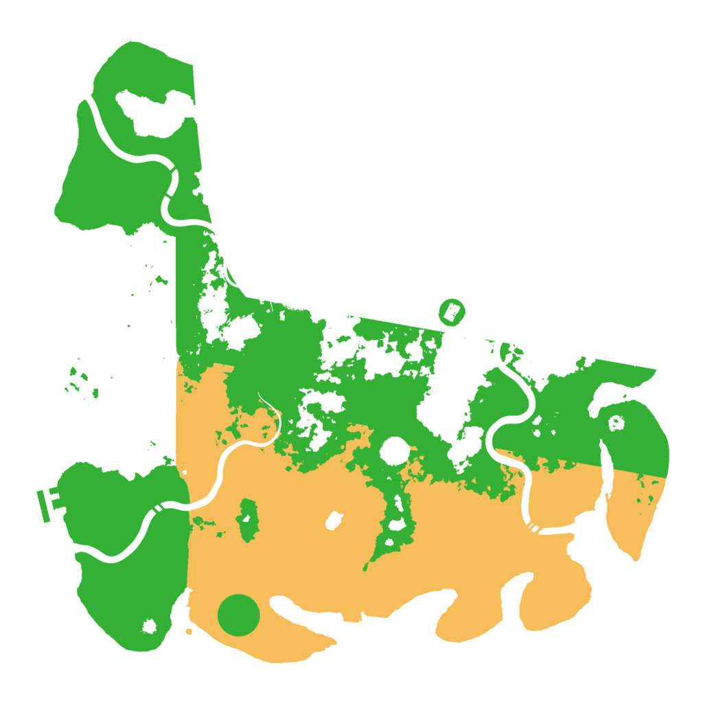 Biome Rust Map: Procedural Map, Size: 4400, Seed: 1211222394