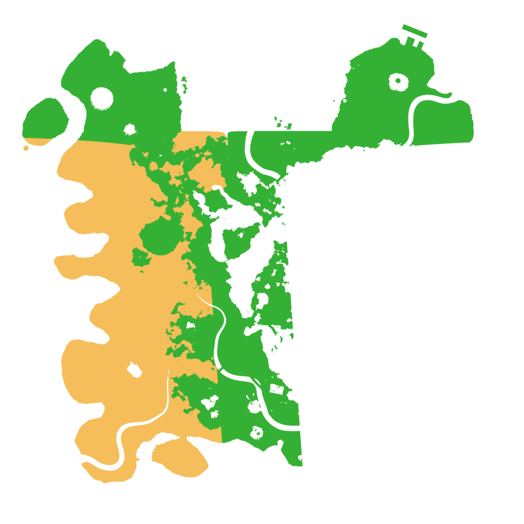 Biome Rust Map: Procedural Map, Size: 4100, Seed: 123423
