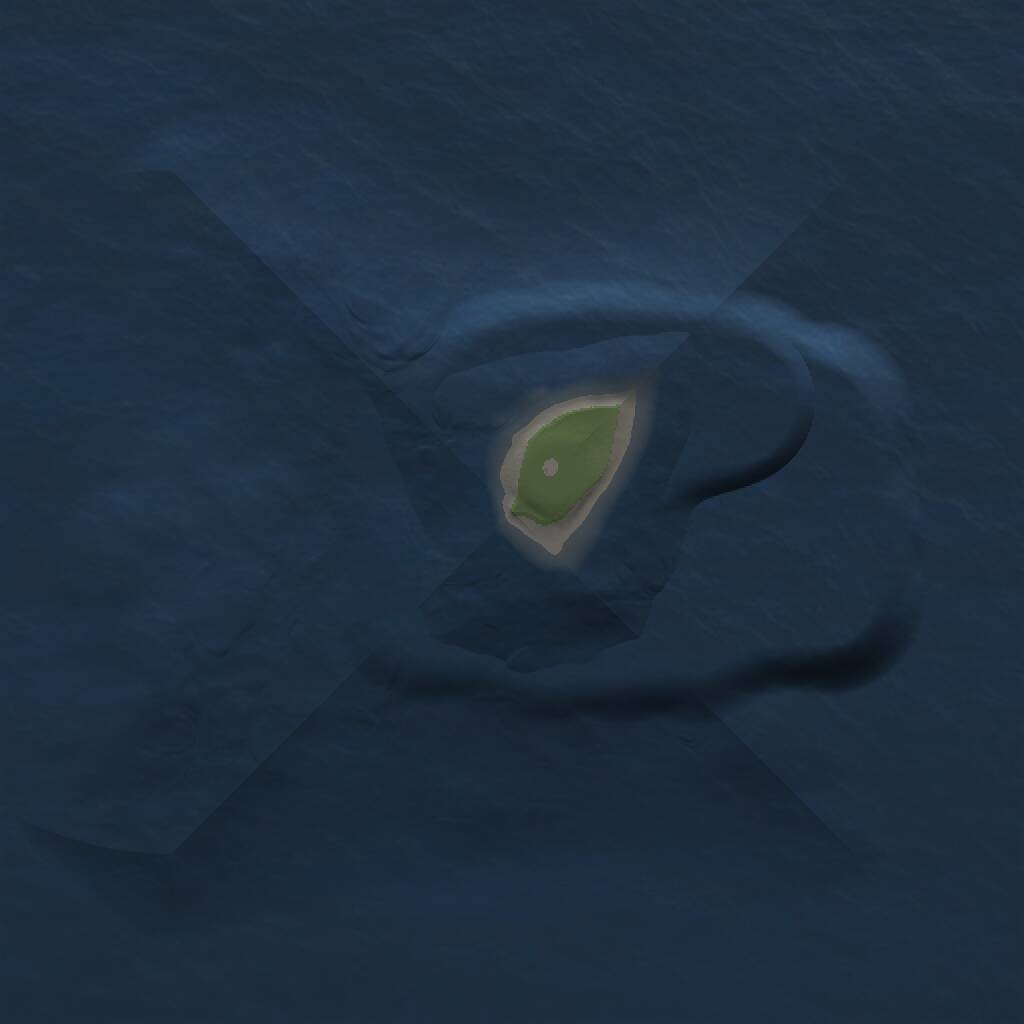 Rust Map: Procedural Map, Size: 1000, Seed: 1523253816, 1 Monuments
