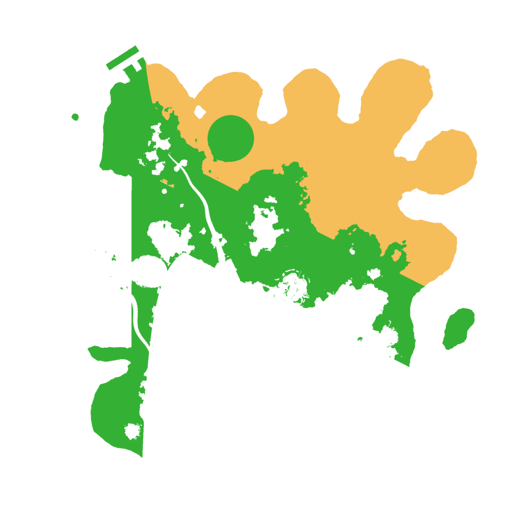 Biome Rust Map: Procedural Map, Size: 3000, Seed: 50953