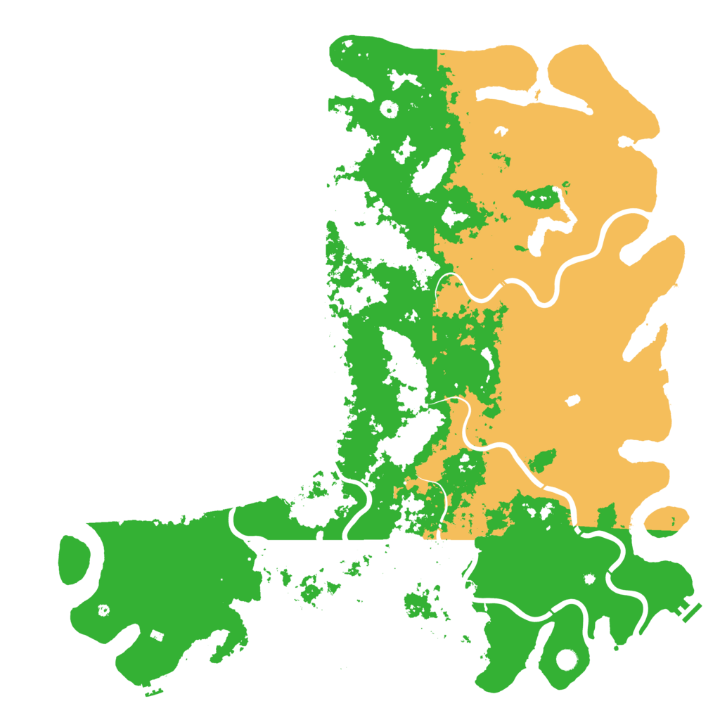 Biome Rust Map: Procedural Map, Size: 6000, Seed: 250544248
