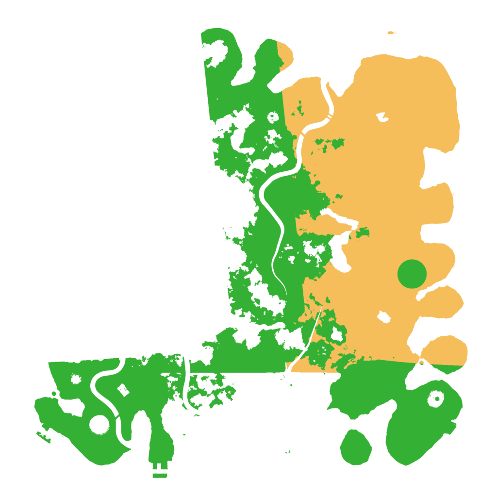 Biome Rust Map: Procedural Map, Size: 4500, Seed: 867157876