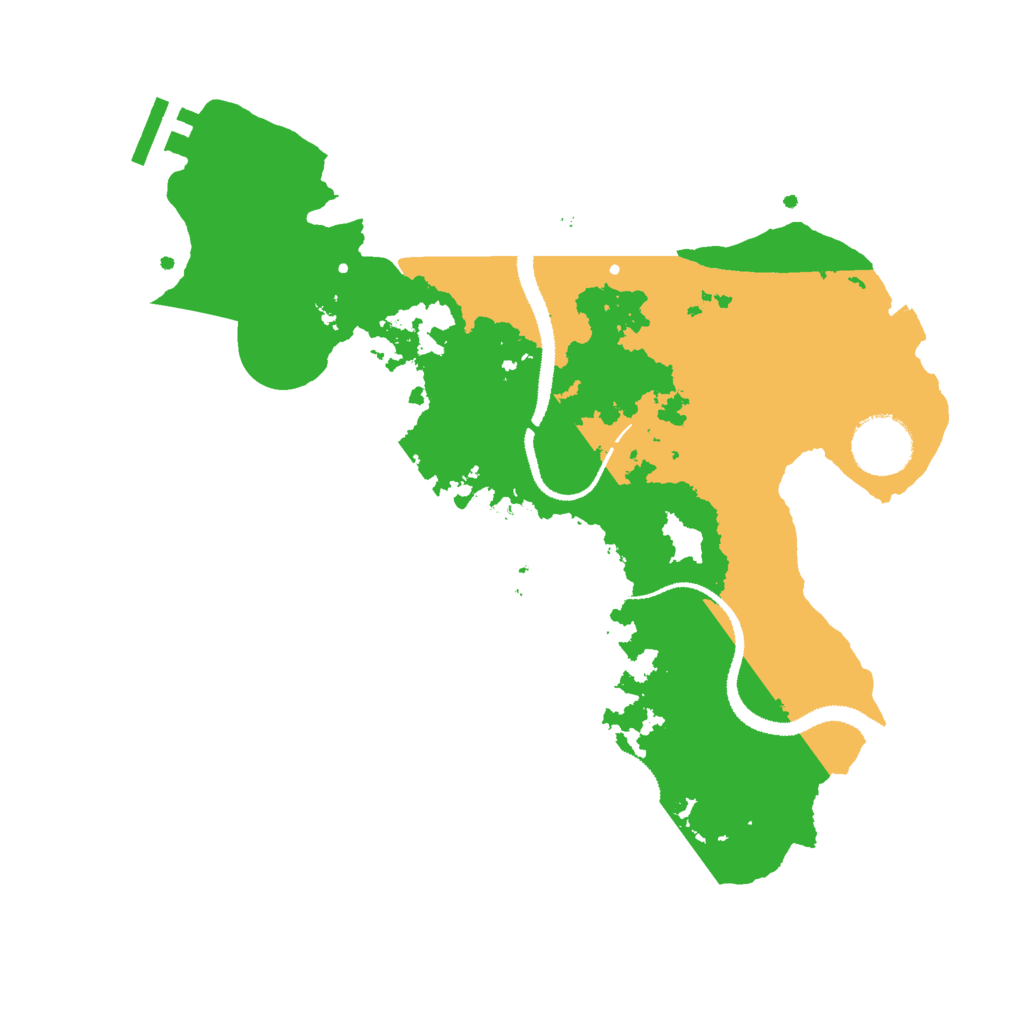 Biome Rust Map: Procedural Map, Size: 3001, Seed: 18412