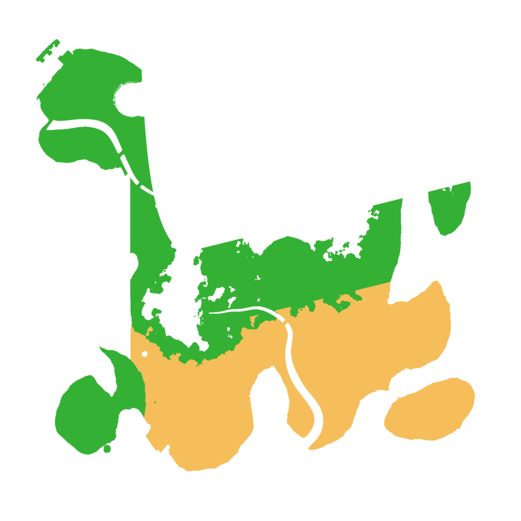 Biome Rust Map: Procedural Map, Size: 2675, Seed: 1