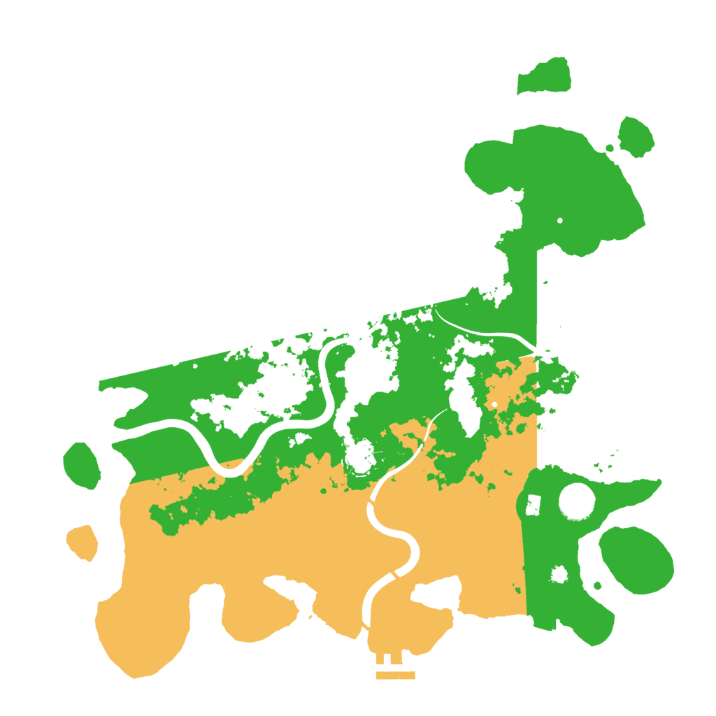 Biome Rust Map: Procedural Map, Size: 3700, Seed: 1309589704