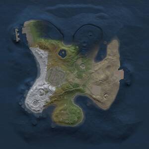 Thumbnail Rust Map: Procedural Map, Size: 1800, Seed: 34144, 4 Monuments