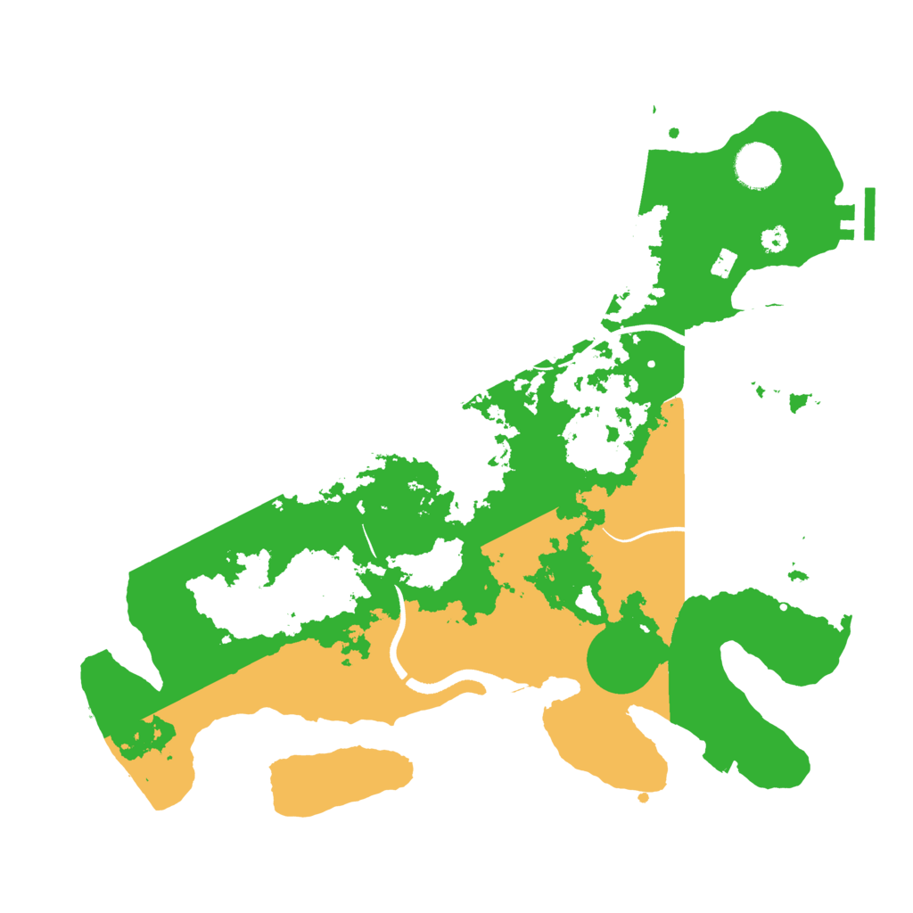 Biome Rust Map: Procedural Map, Size: 3500, Seed: 1438121958